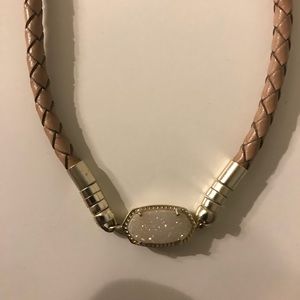 Kendra Scott leather chocked necklace